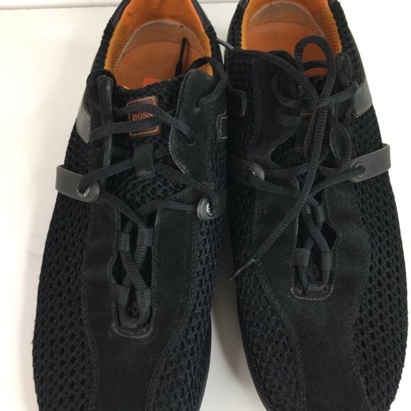Hugo Boss Black Mesh Sneakers Size 46 - Picture 6 of 13
